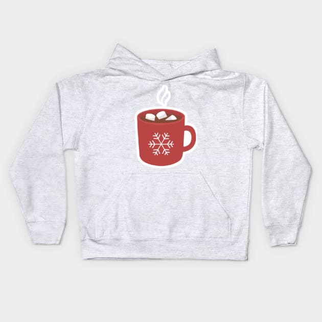 Christmas hot chocolate Kids Hoodie by nour-trend